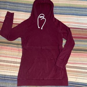 Smallshow brand, maroon Nursing/breastfeeding hoodie